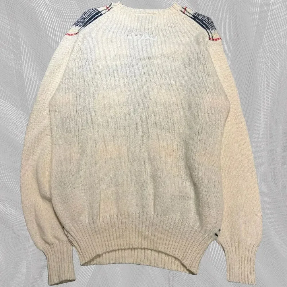 Oak Brook x Carnegie Mellon University Upcycled Tartan Plaid Sweater Size XL
